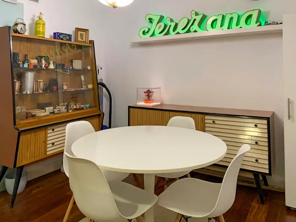 Dining room of Flat for rent in Madrid  with Air Conditioner, Heating and Private garden