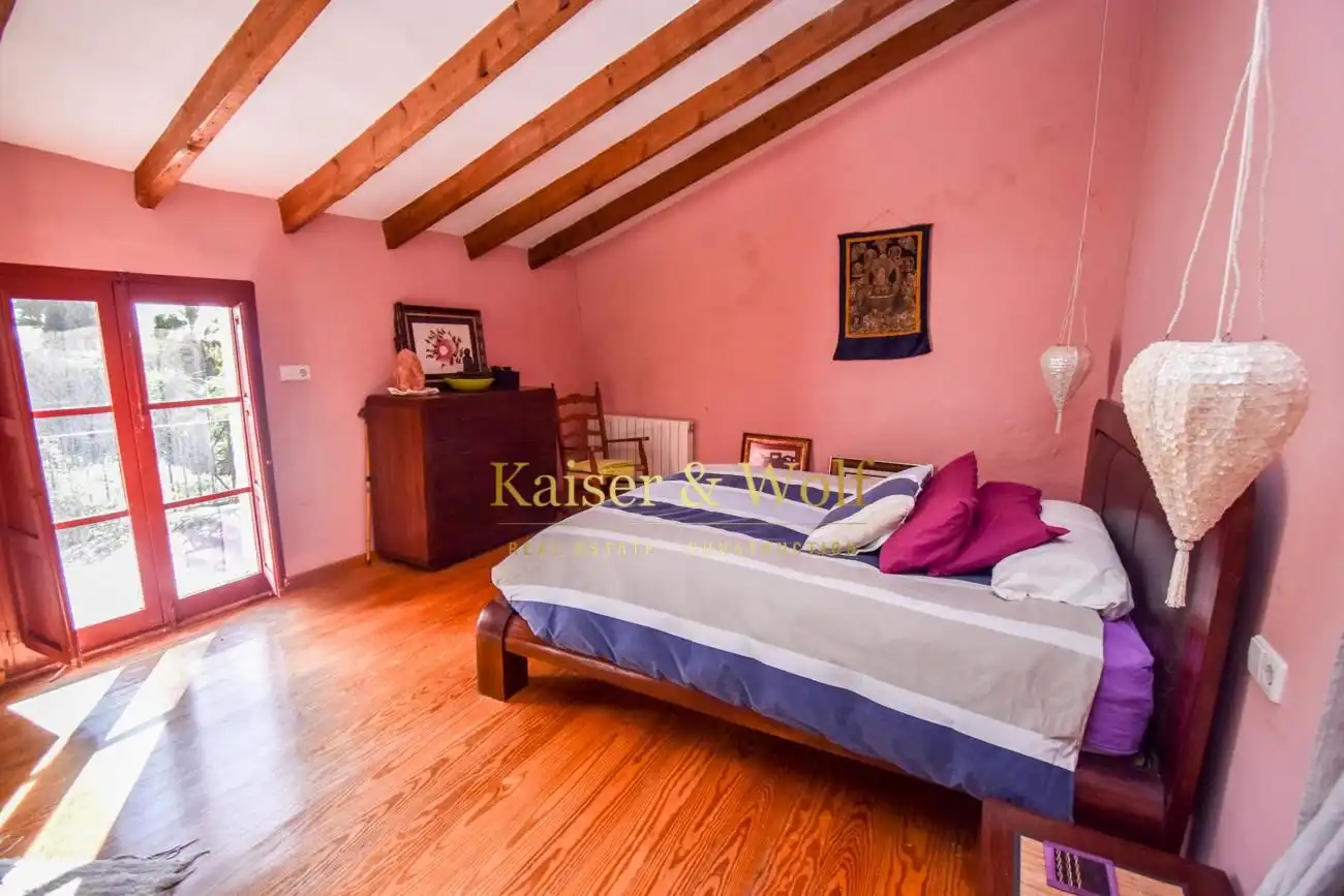 Schlafzimmer von Country house zum Verkauf in Elche / Elx mit Klimaanlage, Privatgarten und Terrasse