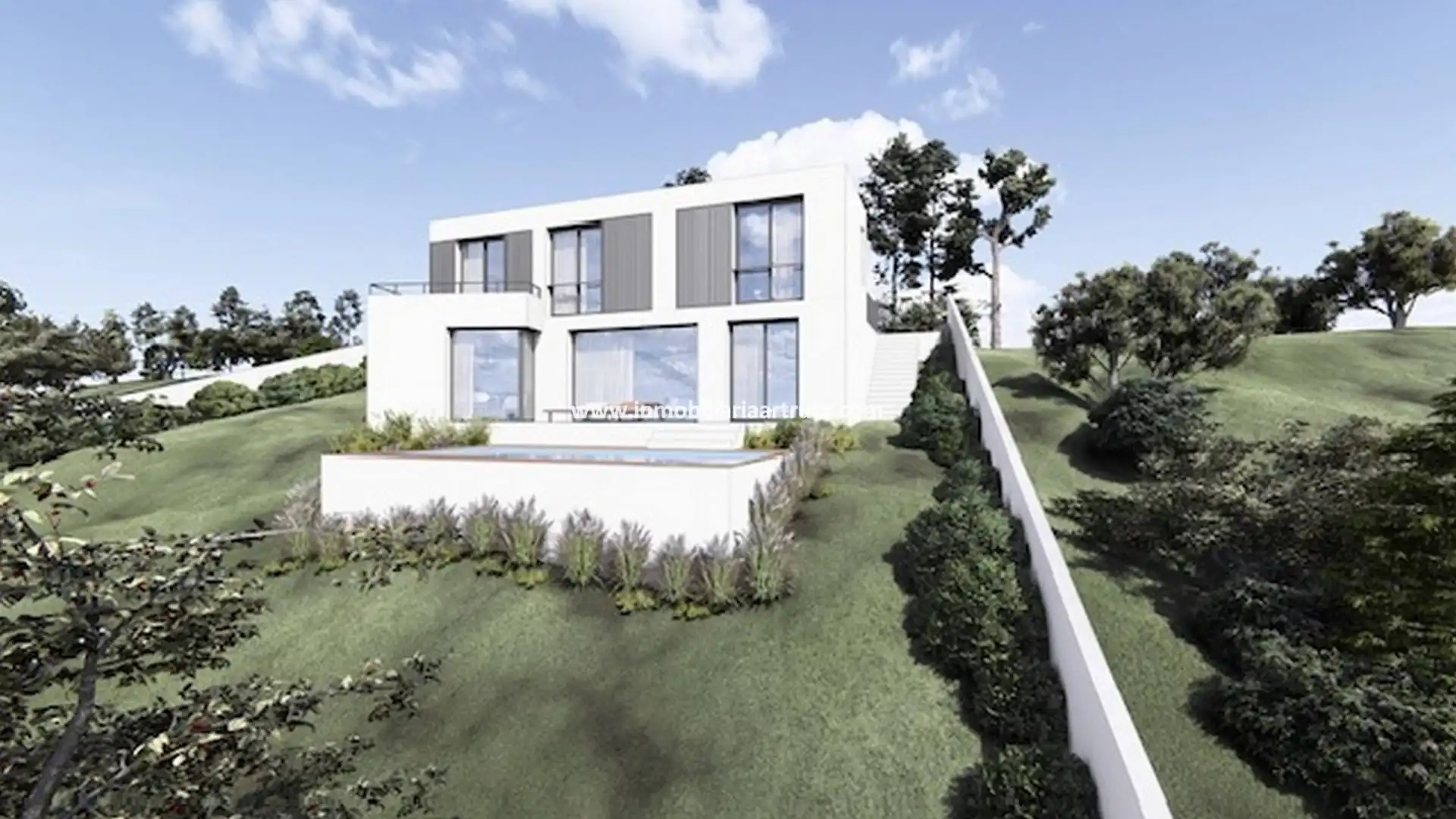 Vista exterior de Casa o xalet en venda en Maó - Mahón amb Piscina