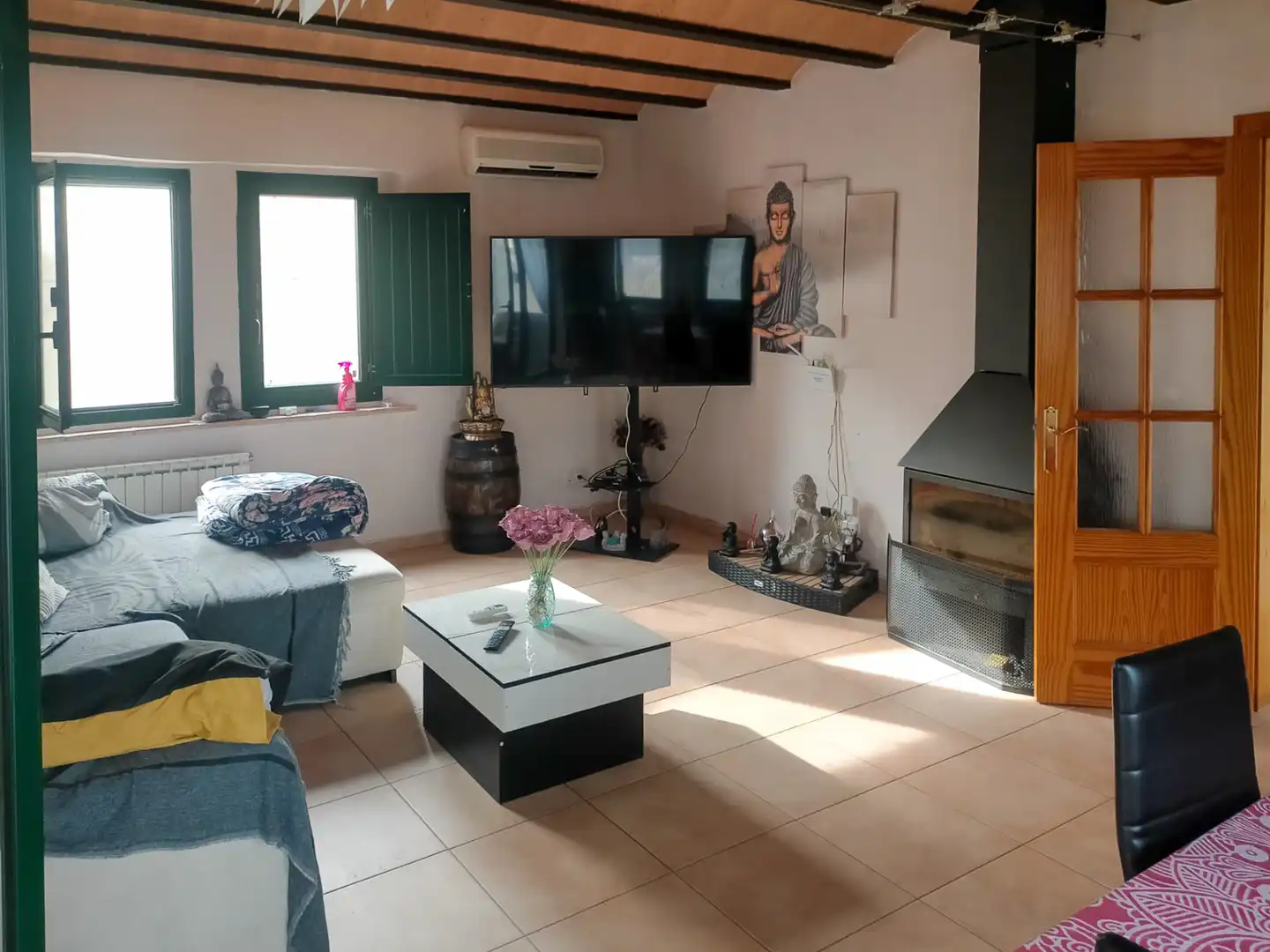 Sala d'estar de Casa o xalet en venda en L'Armentera amb Aire condicionat, Calefacció i Jardí privat