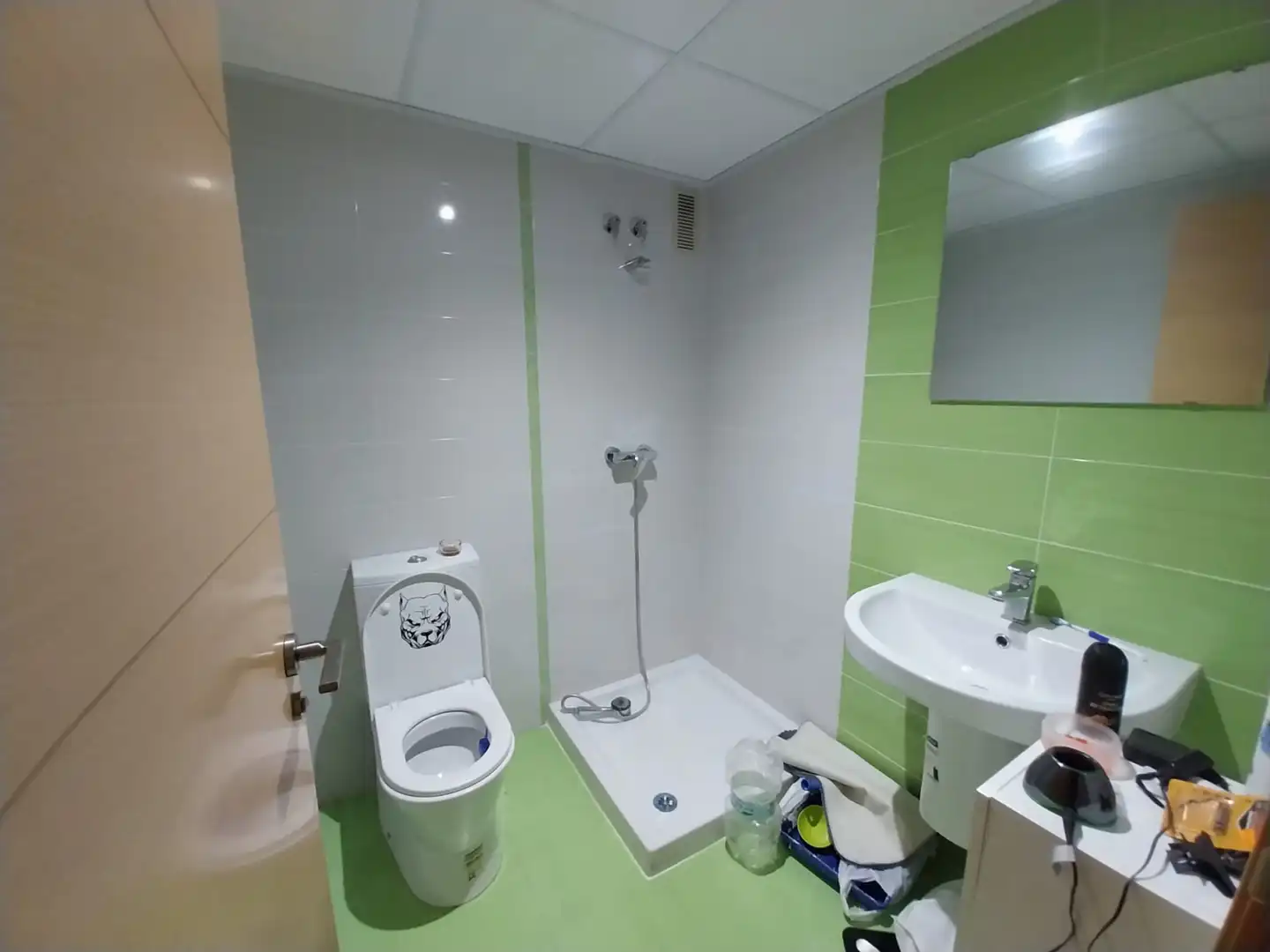 Badezimmer von Wohnung zum Verkauf in Favara mit Klimaanlage, Terrasse und Waschmaschine