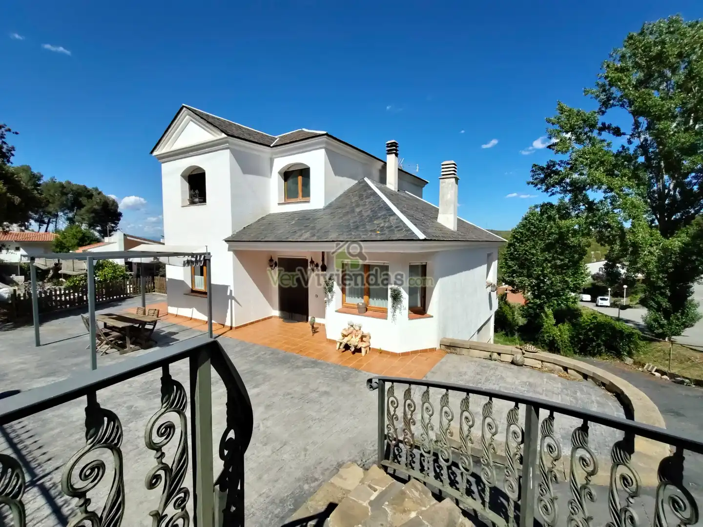 Vista exterior de Casa o chalet en venta en Vallirana con Calefacción, Jardín privado y Terraza