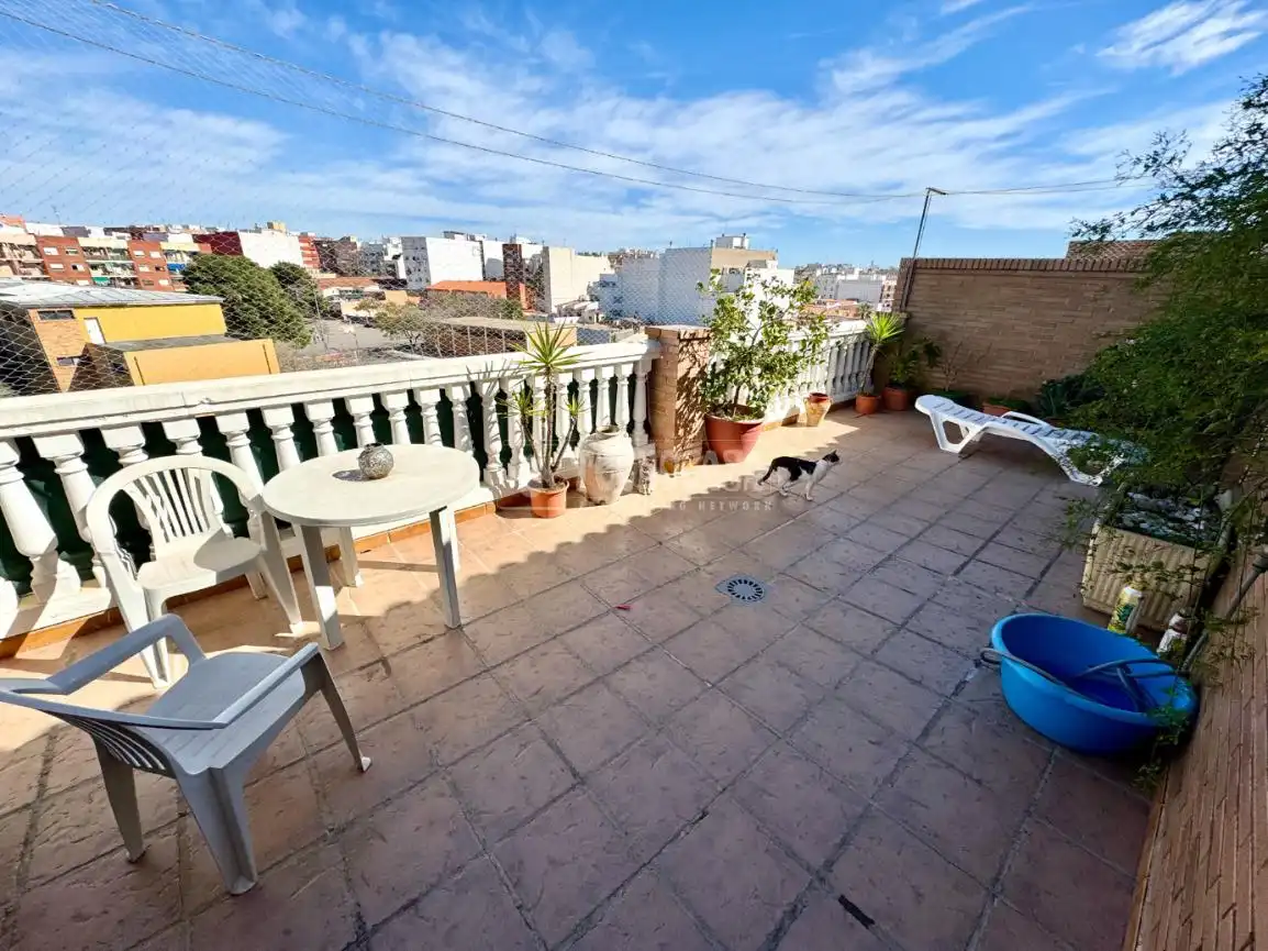 Terrace of Attic for sale in Paterna  with Air Conditioner, Parquet flooring and Terrace
