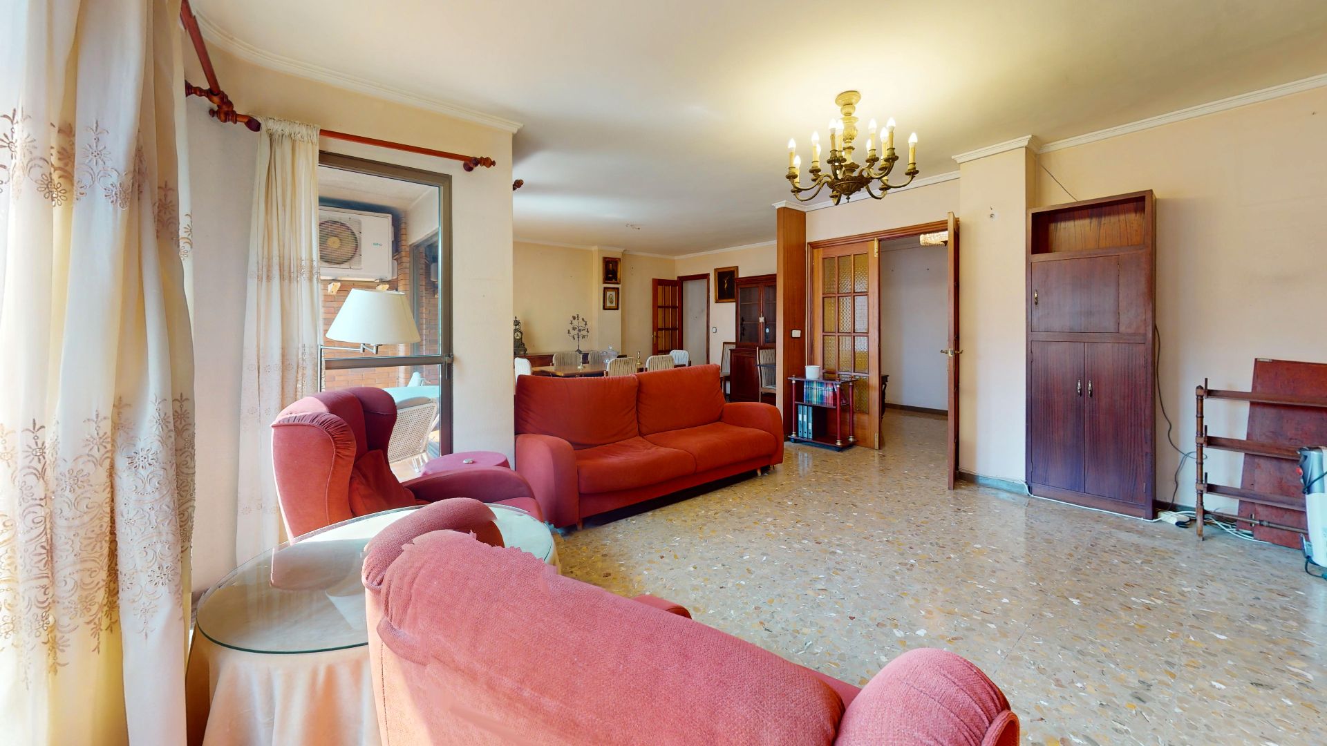 Living room of Flat for sale in Sant Joan d'Alacant  with Air Conditioner, Heating and Furnished