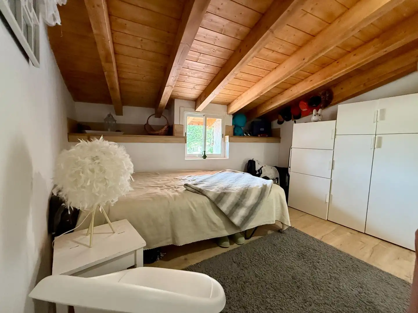 Habitación de Casa o chalet en venta en Sober con Jardín privado, Piscina y Amueblado