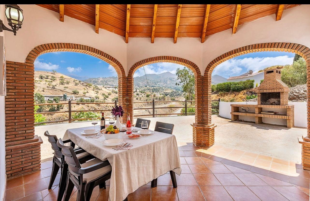 Terrace of House or chalet for sale in Árchez  with Air Conditioner, Private garden and Furnished