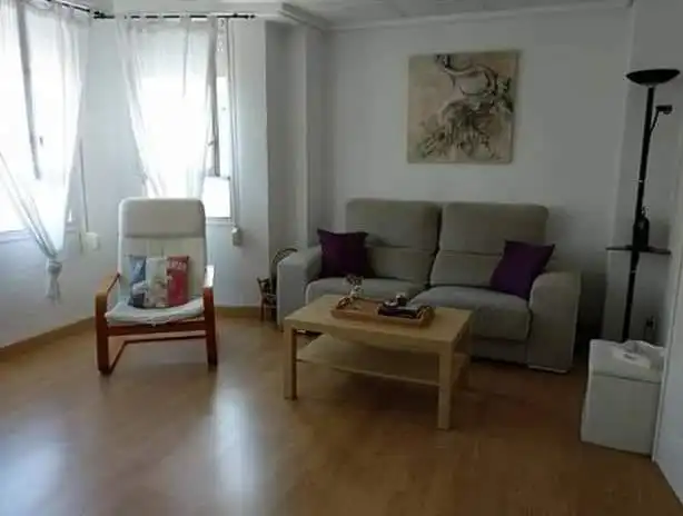 Sala d'estar de Pis en venda en Elche / Elx amb Aire condicionat i Terrassa