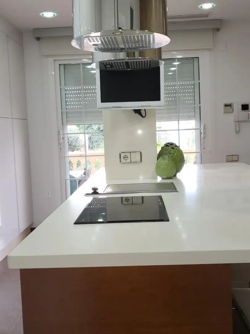 Cocina de Casa o chalet en venta en El Palomar con Aire acondicionado, Jardín privado y Terraza