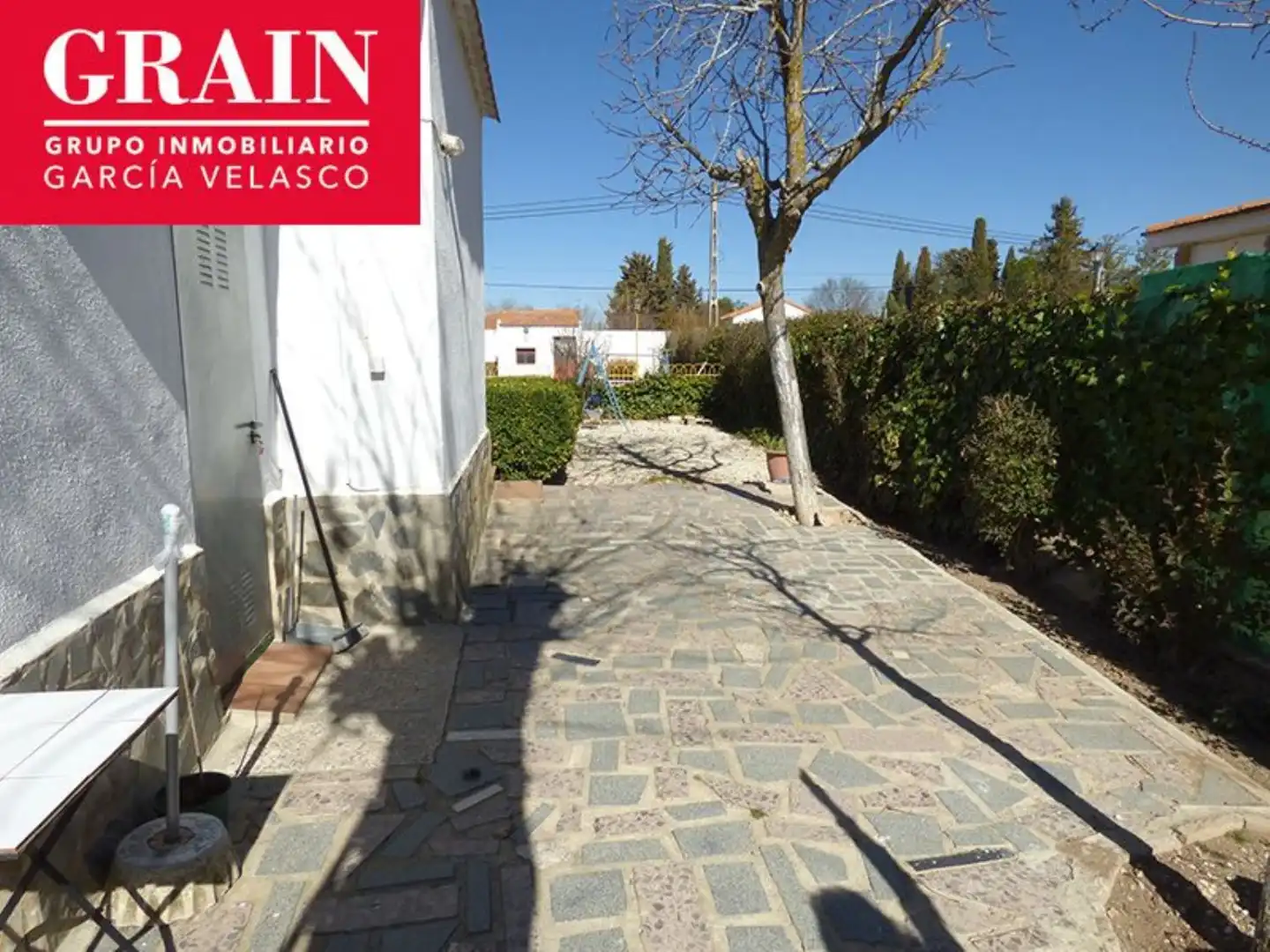 Vista exterior de Casa o chalet en venta en Albacete con Calefacción, Jardín privado y Piscina