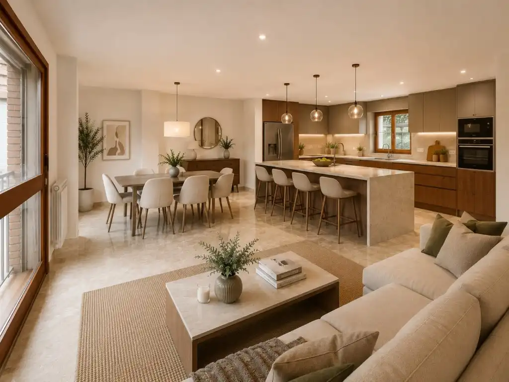 Sala de estar de Piso en venta en Girona con Balcón