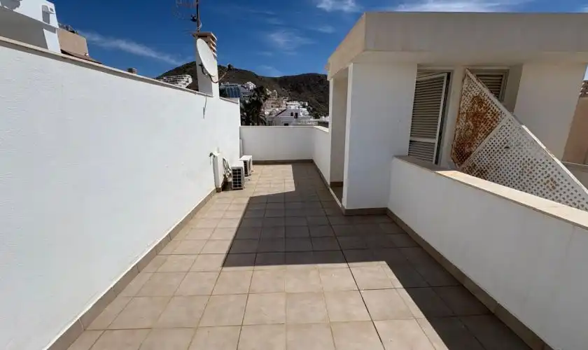 Terrasse von Einfamilien-Reihenhaus zum Verkauf in Carboneras mit Klimaanlage, Terrasse und Abstellraum