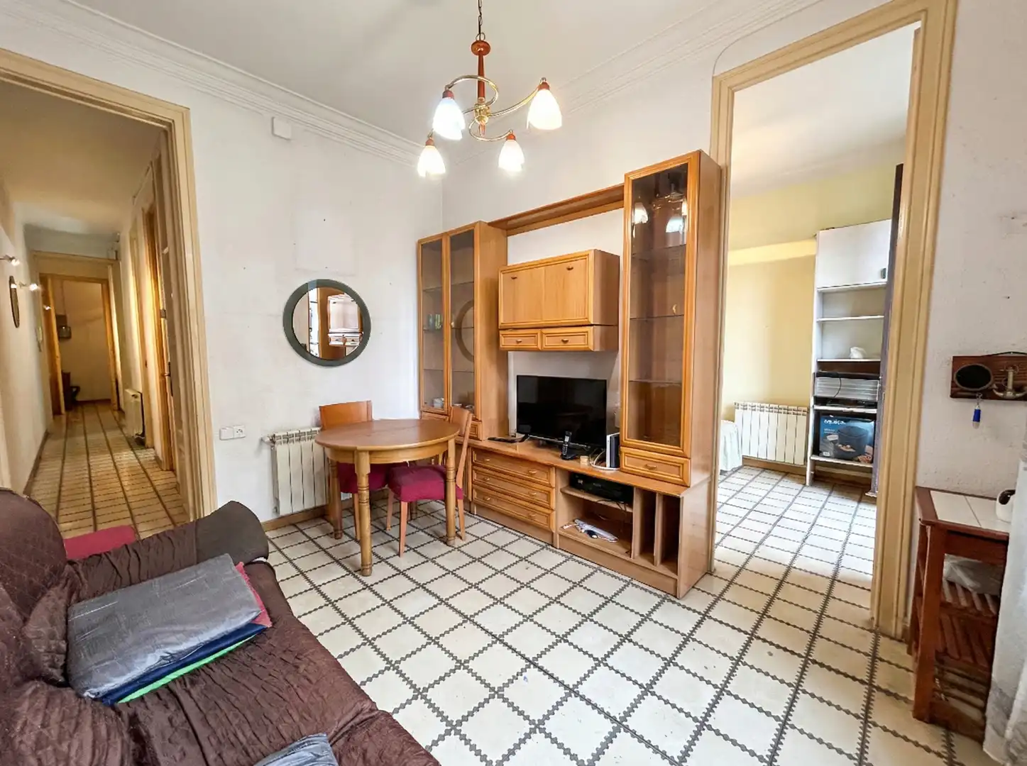 Sala de estar de Piso en venta en Barcelona con Aire acondicionado, Calefacción y Terraza