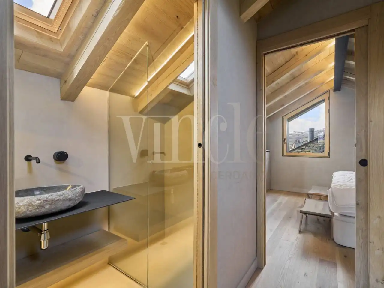 Habitación de Casa o chalet en venta en Ger con Aire acondicionado, Calefacción y Jardín privado