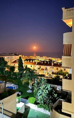 Exterior view of Flat for sale in Benalmádena  with Air Conditioner, Terrace and Furnished