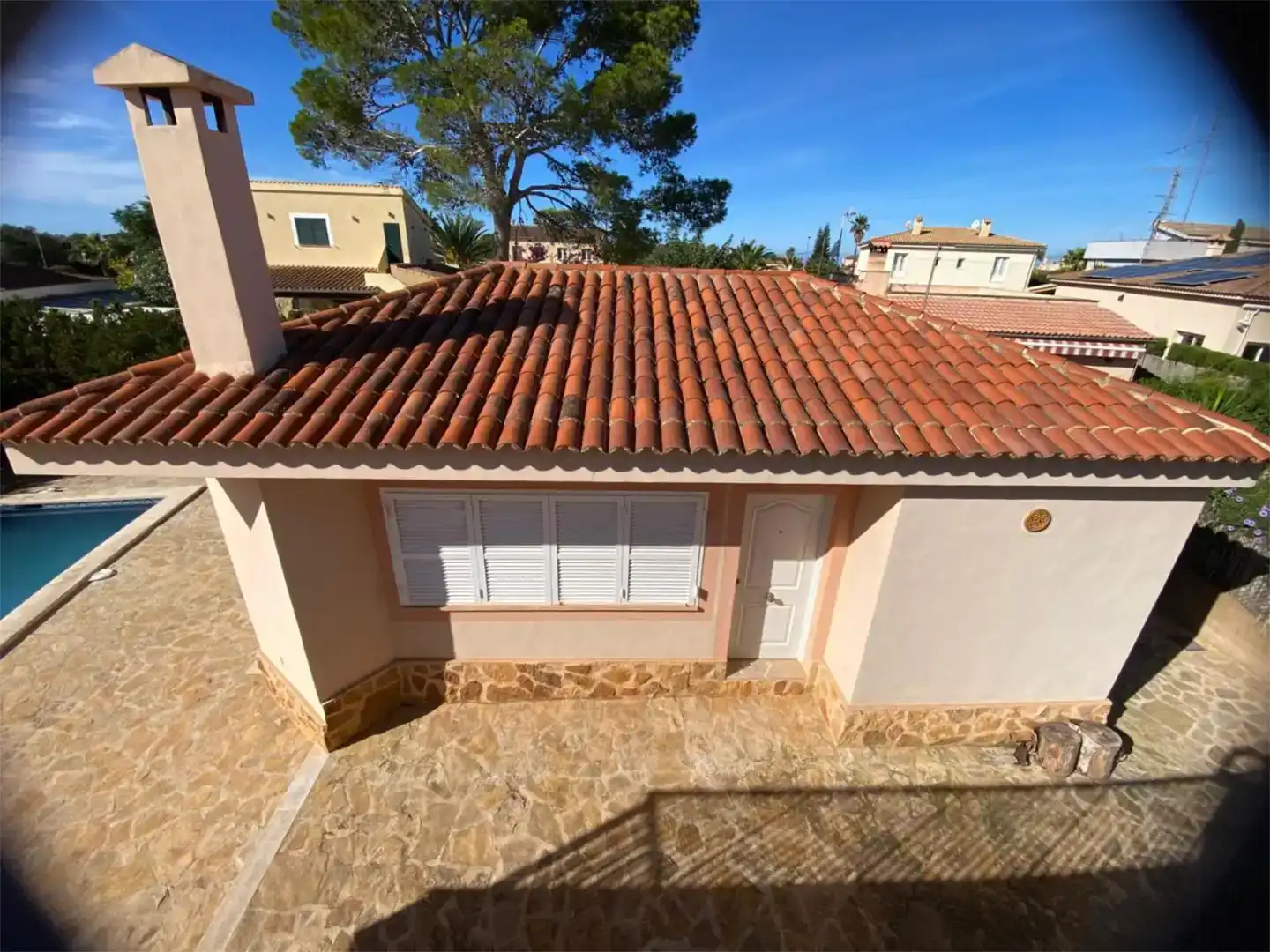 Vista exterior de Casa o xalet en venda en Llucmajor amb Aire condicionat, Piscina i Balcó