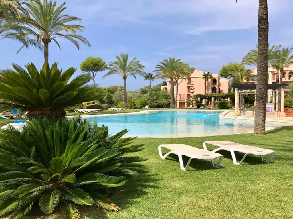 Garten von Wohnungen zur Miete in Calvià mit Klimaanlage und Privatgarten