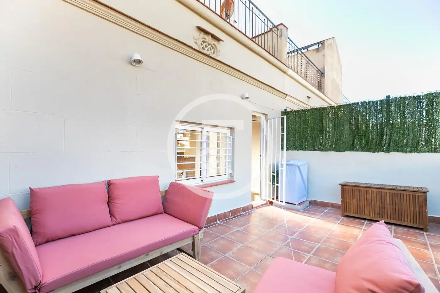 Terrasse von Dachboden zur Miete in Barcelona mit Klimaanlage, Heizung und Möbliert