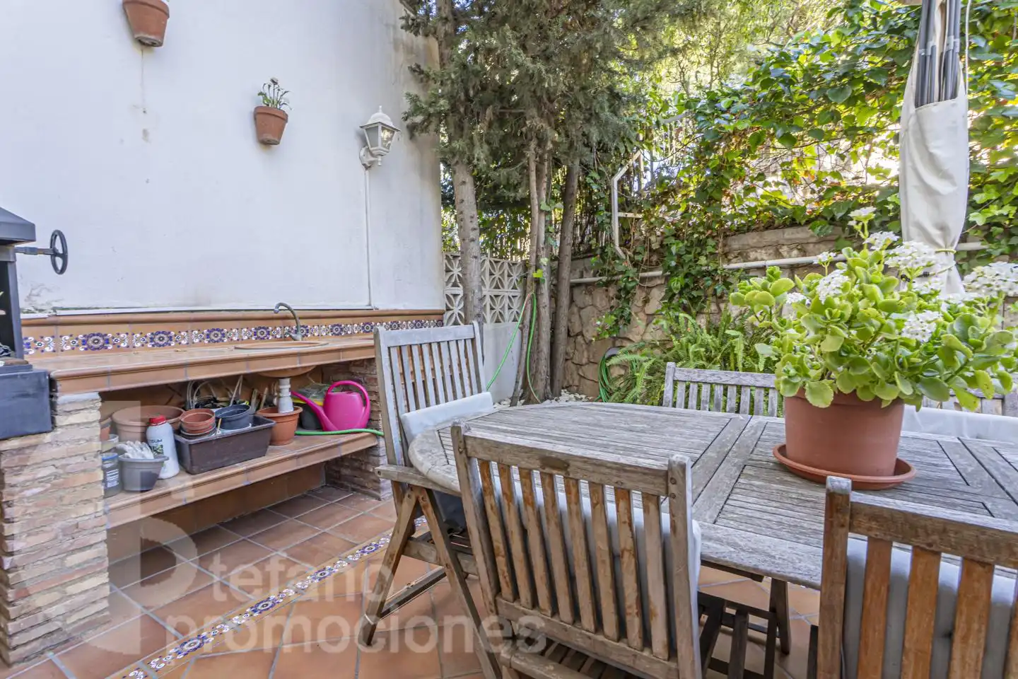 Garden of Detached homes for sale in Málaga  with Air Conditioner, Parquet flooring and Terrace