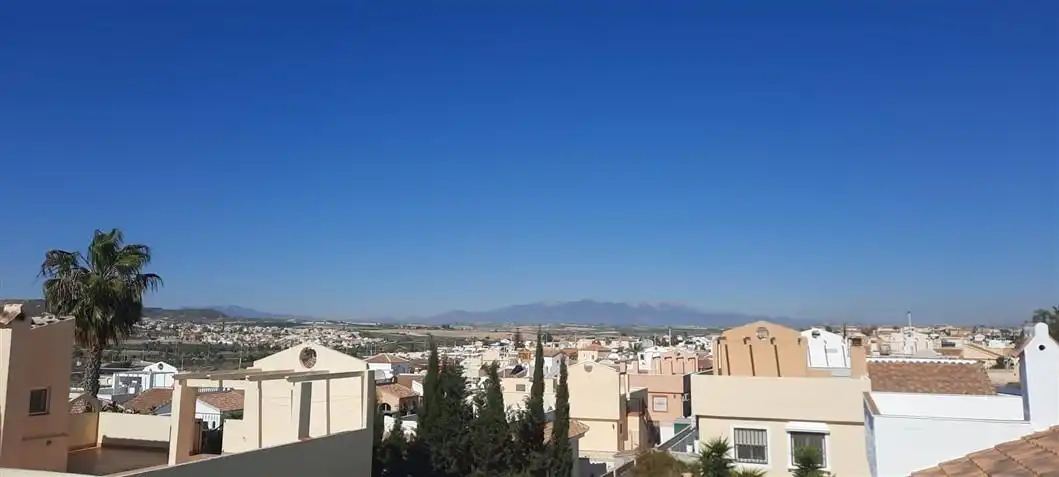 Vista exterior de Casa o xalet en venda en Mazarrón amb Aire condicionat, Calefacció i Jardí privat