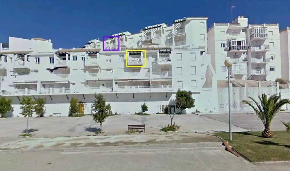 Vista exterior de Apartamento de alquiler en Conil de la Frontera con Aire acondicionado, Terraza y Amueblado