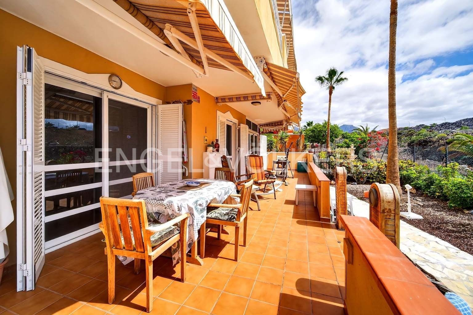 Terrace of Flat for sale in Adeje  with Terrace, Swimming Pool and Furnished
