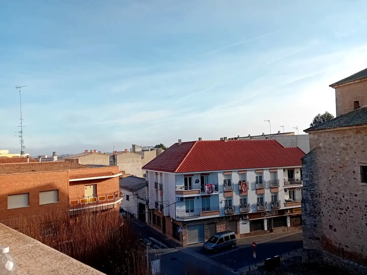 Vista exterior de Piso en venta en Pozuelo de Calatrava con Aire acondicionado, Calefacción y Terraza