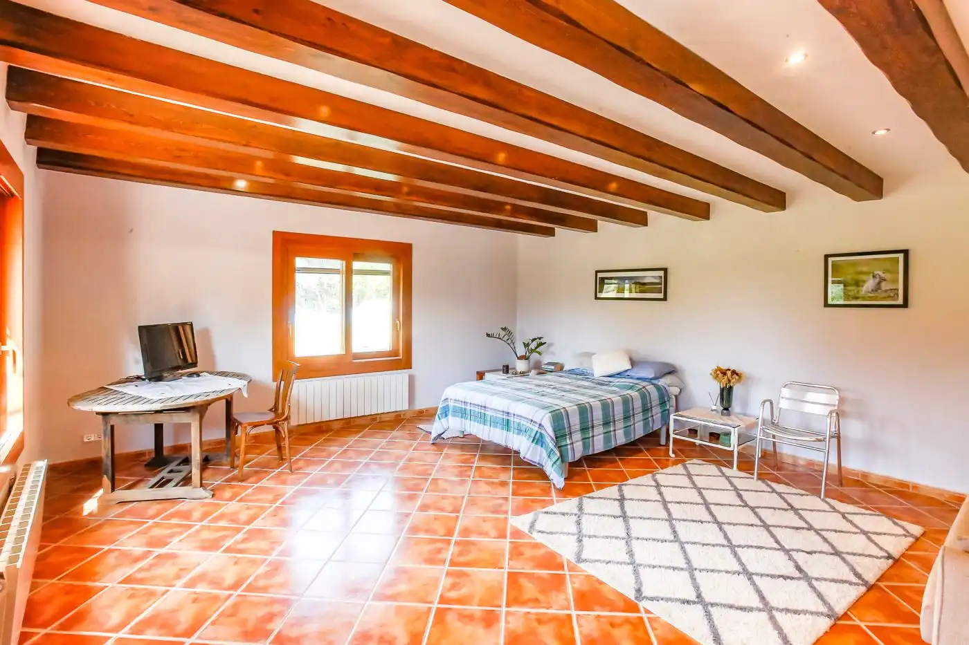Habitación de Finca rústica en venta en Sant Iscle de Vallalta con Calefacción, Terraza y Trastero
