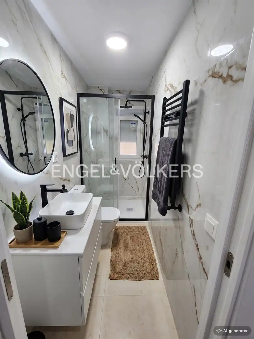Bany de Apartament en venda en Madrid amb Calefacció i Moblat