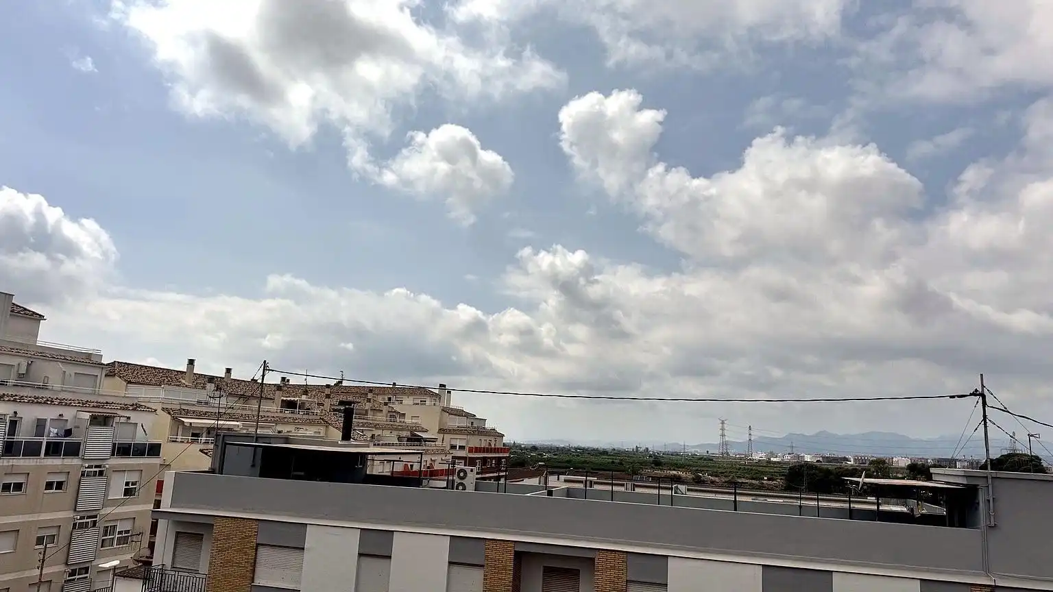 Exterior view of Attic for sale in Almazora / Almassora  with Air Conditioner and Terrace