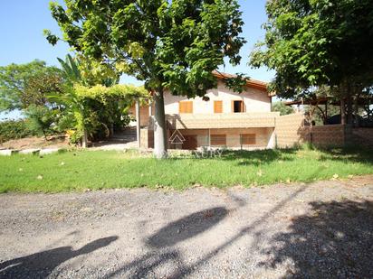 Exterior view of House or chalet for sale in El Puig de Santa Maria  with Heating and Swimming Pool
