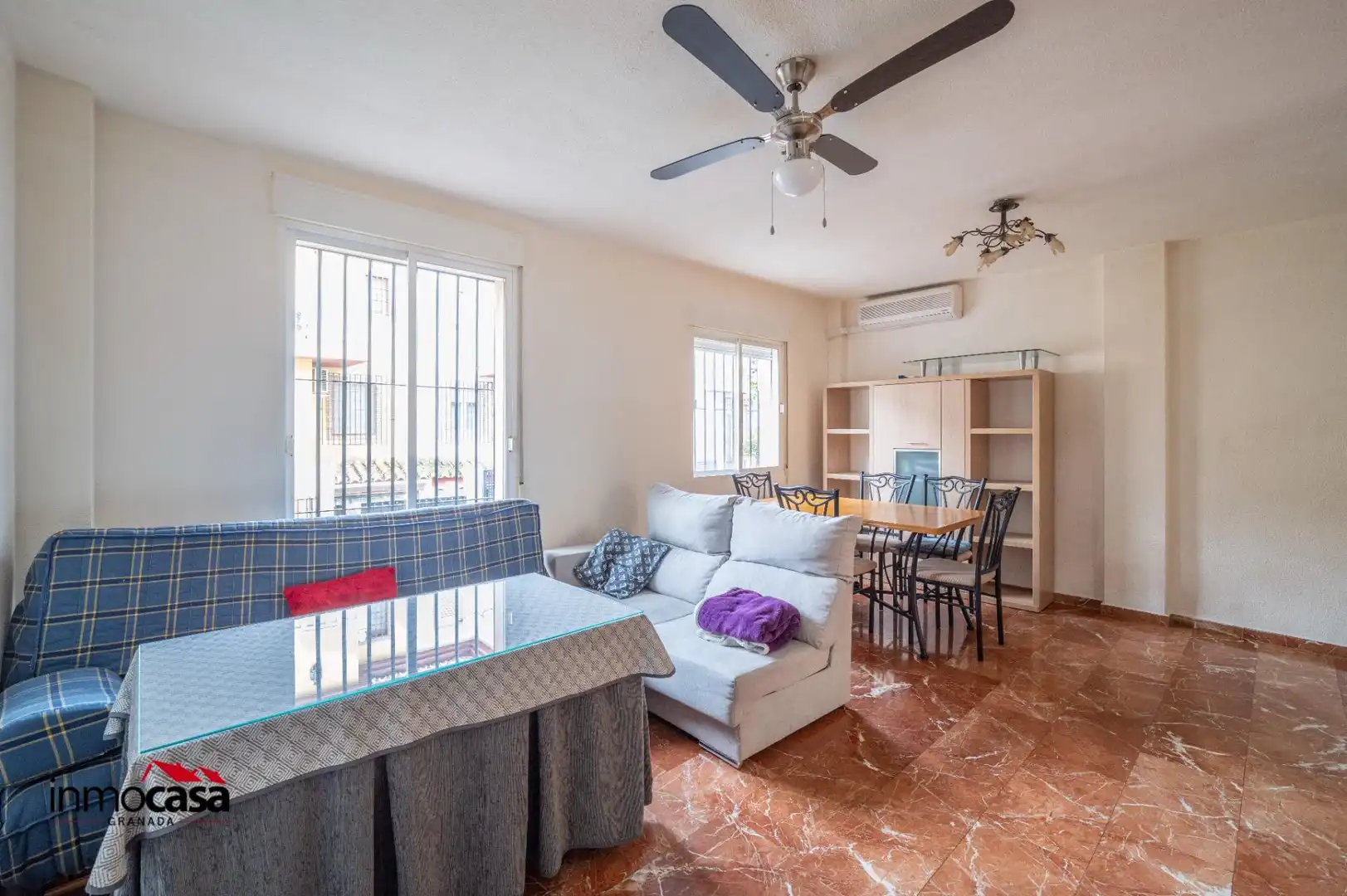 Living room of Detached homes for sale in Las Gabias  with Air Conditioner and Balcony