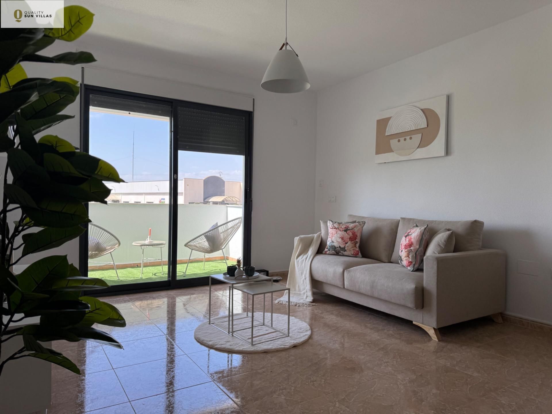 Living room of Flat for sale in Fuente Álamo de Murcia  with Community pool