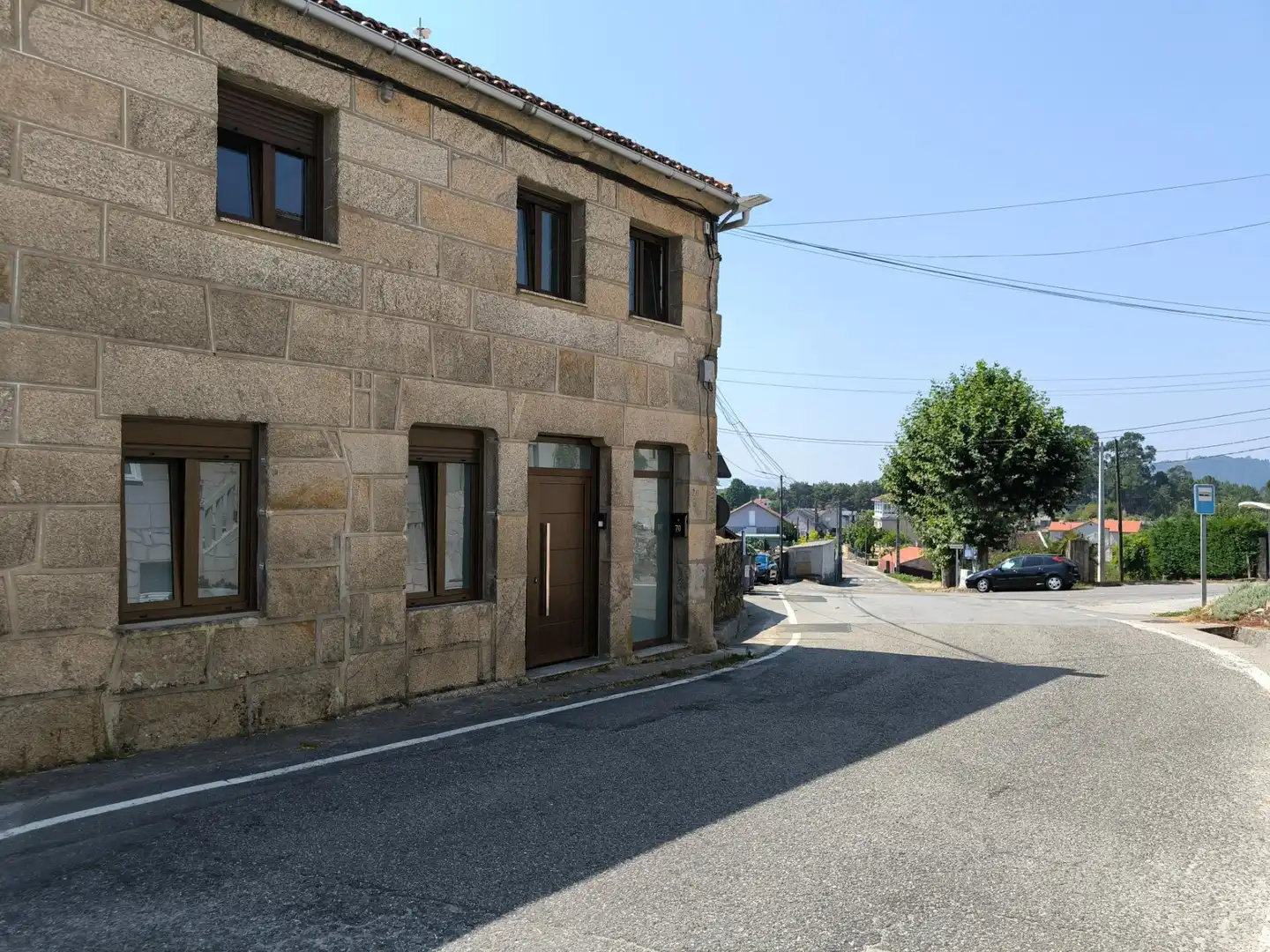 Vista exterior de Casa adosada en venda en Pontevedra Capital  amb Terrassa i Traster