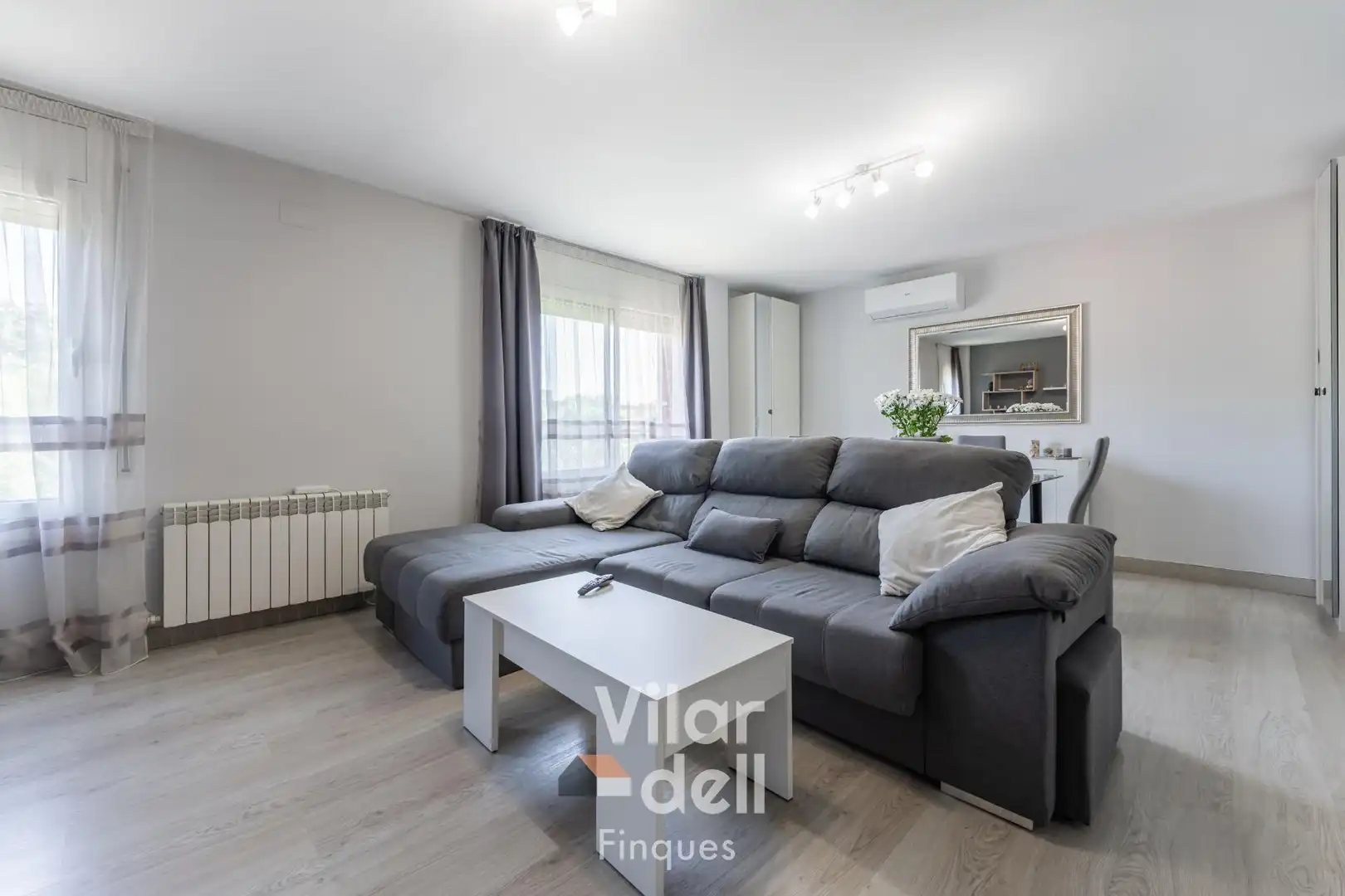Sala d'estar de Pis en venda en Mollet del Vallès amb Aire condicionat, Calefacció i Parquet