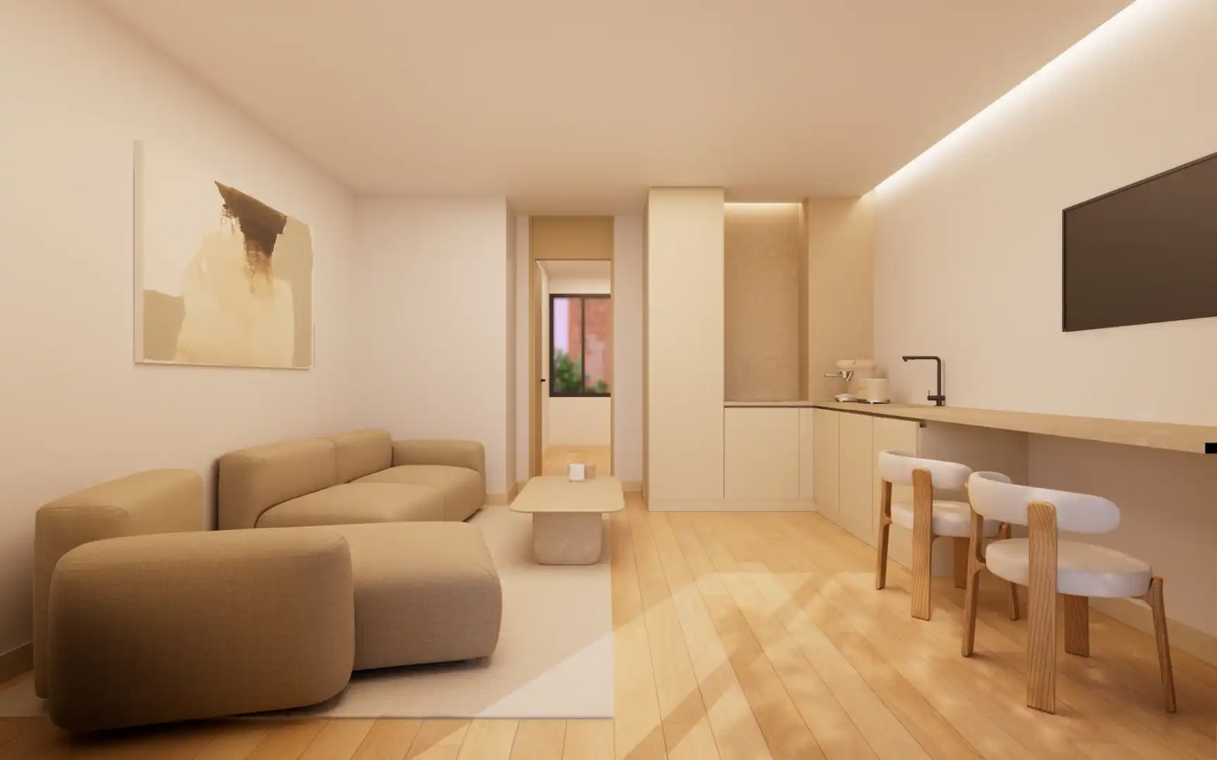 Living room of Flat for sale in Alcobendas  with Air Conditioner, Heating and Internet