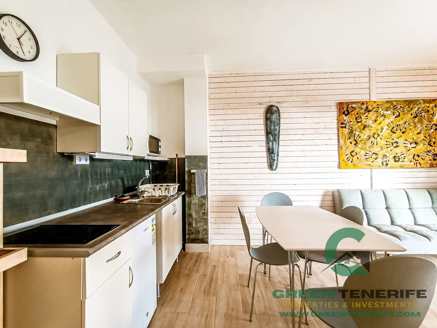 Kitchen of Flat for rent in Guía de Isora  with Terrace and Furnished