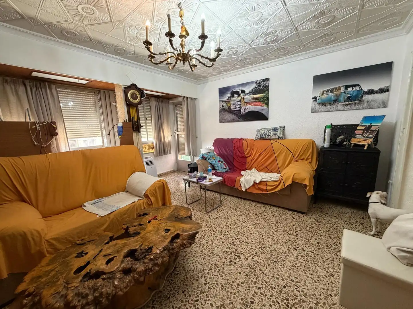 Sala de estar de Piso en venta en Águilas con Aire acondicionado, Terraza y Trastero