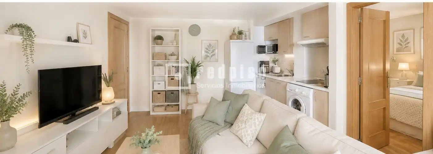 Wohnzimmer von Wohnung zum Verkauf in Madrid mit Klimaanlage, Heizung und Möbliert