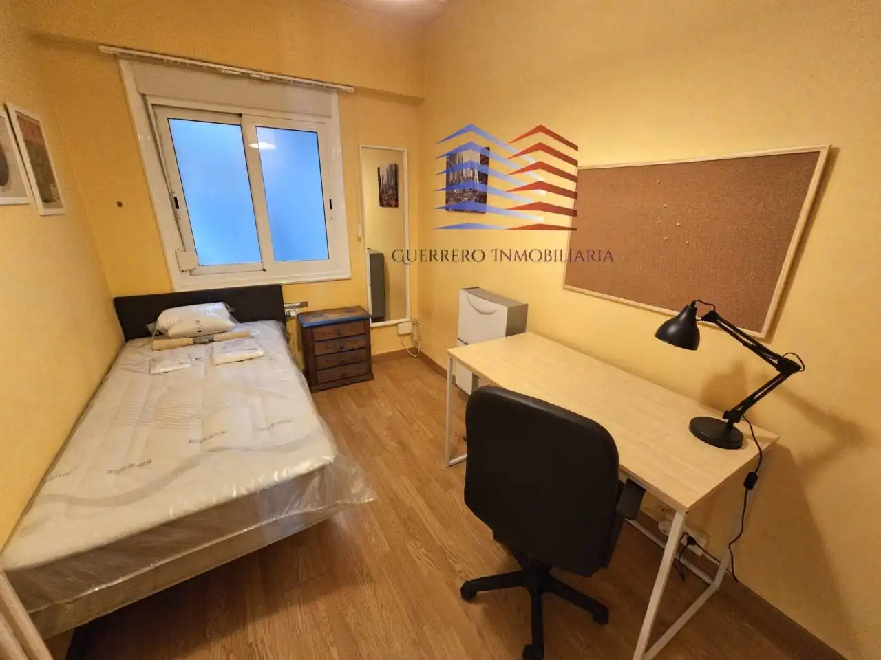 Bedroom of Flat for rent in Ourense Capital   with Heating, Furnished and Balcony
