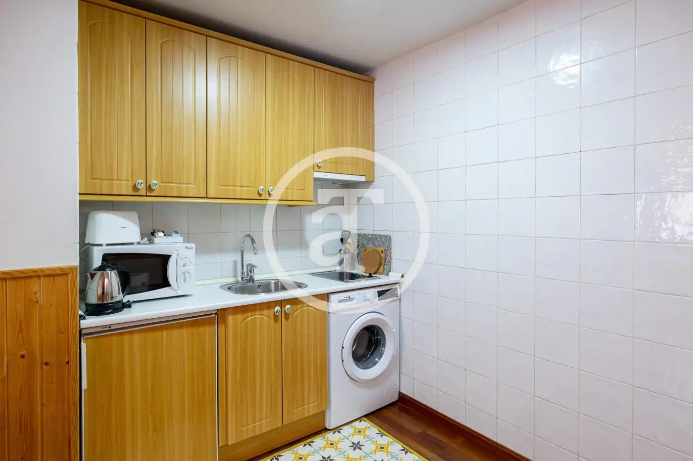 Cocina de Ático de alquiler en Madrid con Aire acondicionado, Calefacción y Amueblado