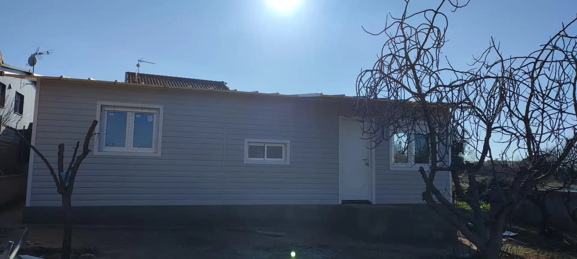 Vista exterior de Casa o chalet en venta en Mejorada del Campo con Calefacción, Jardín privado y Parquet