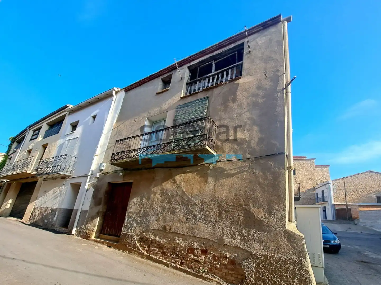 Vista exterior de Casa o xalet en venda en Corbins amb Jardí privat