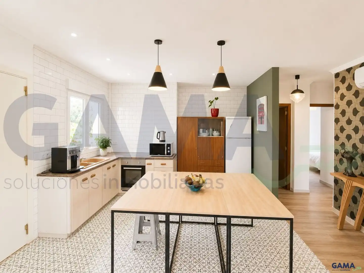Kitchen of Houses for sale in Alberic  with Air Conditioner, Terrace and Swimming Pool