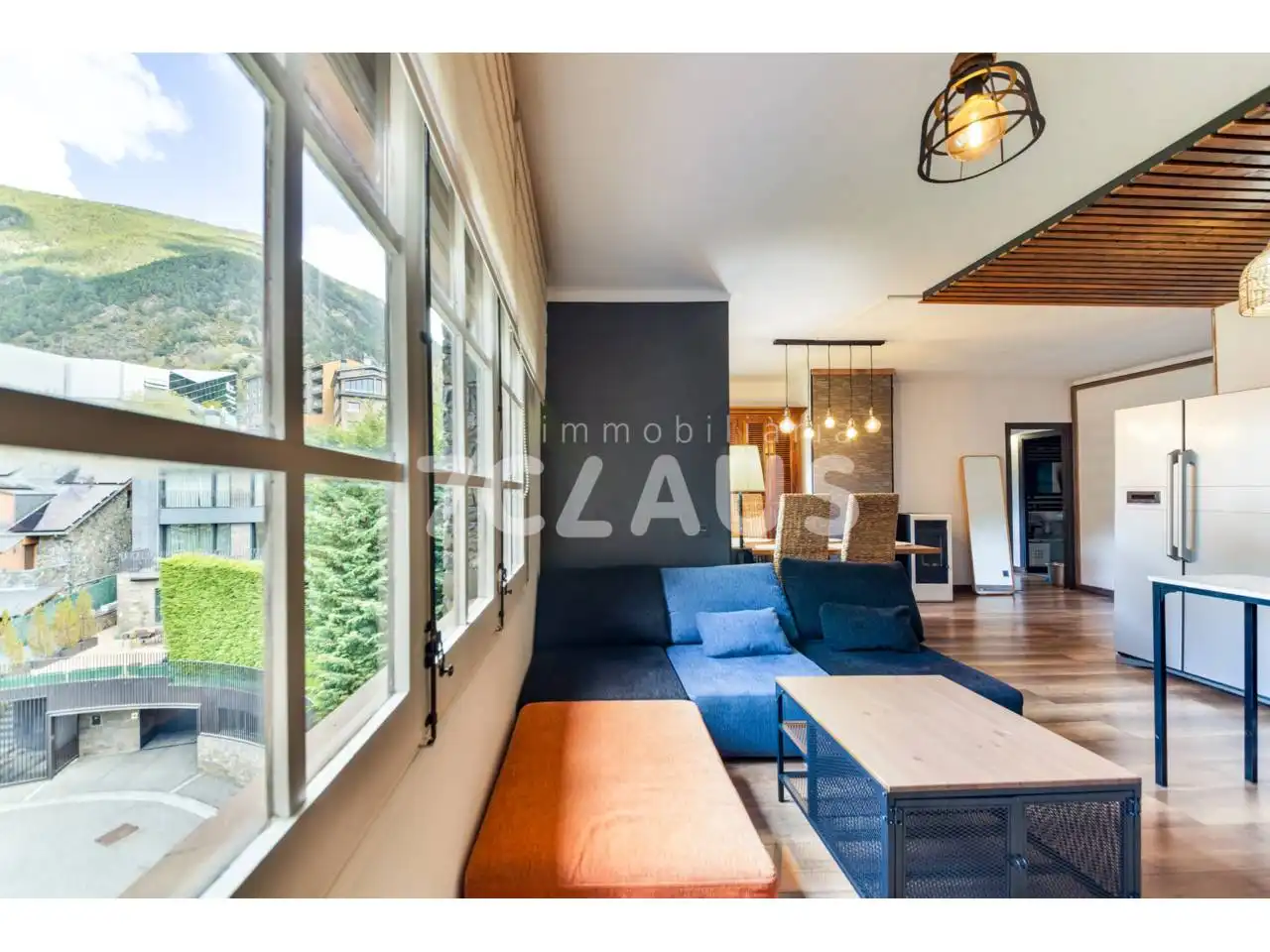 Sala de estar de Piso en venta en Encamp con Calefacción, Parquet y Amueblado