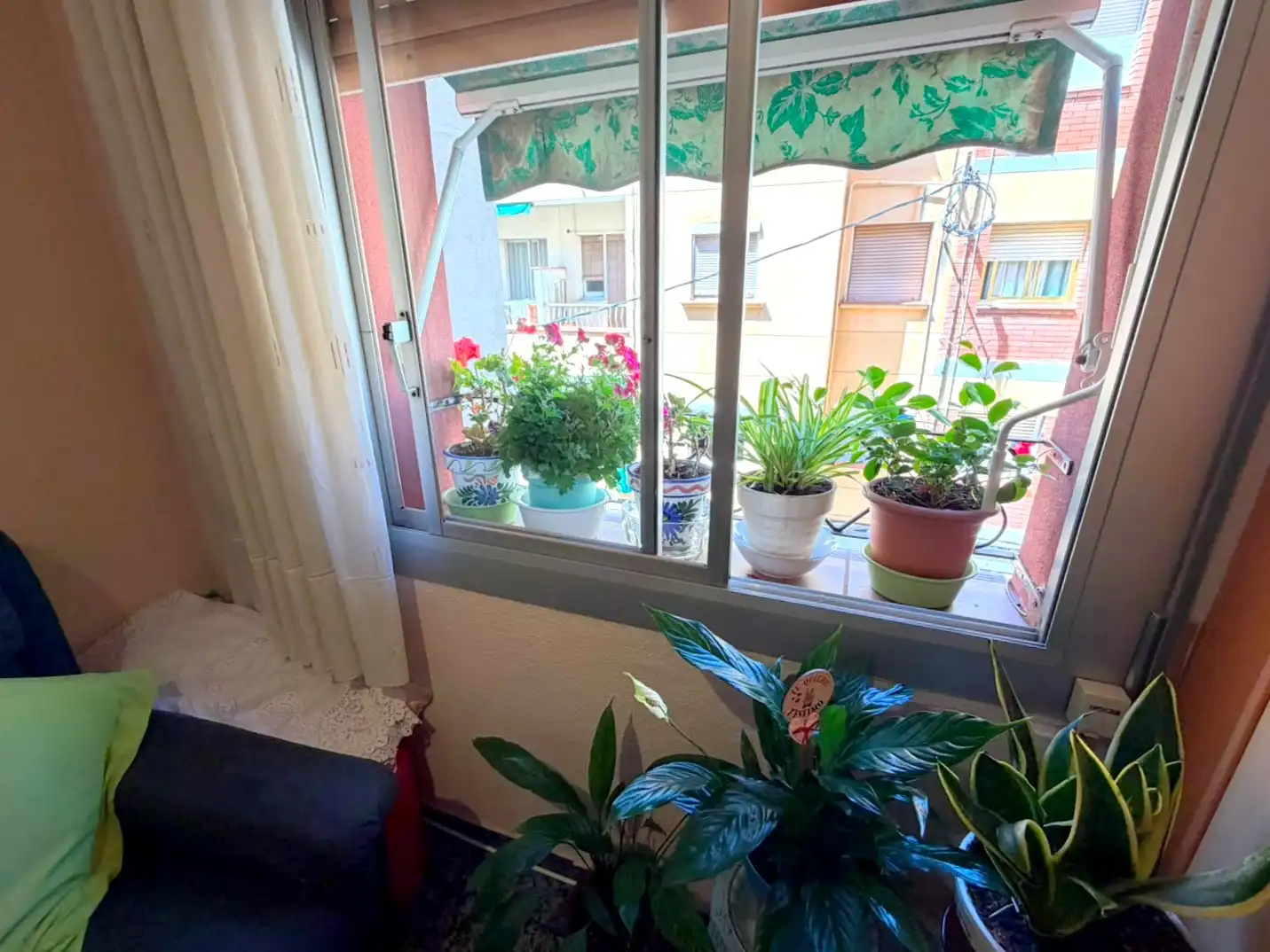 Balcony of Flat for sale in El Prat de Llobregat  with Air Conditioner and Oven