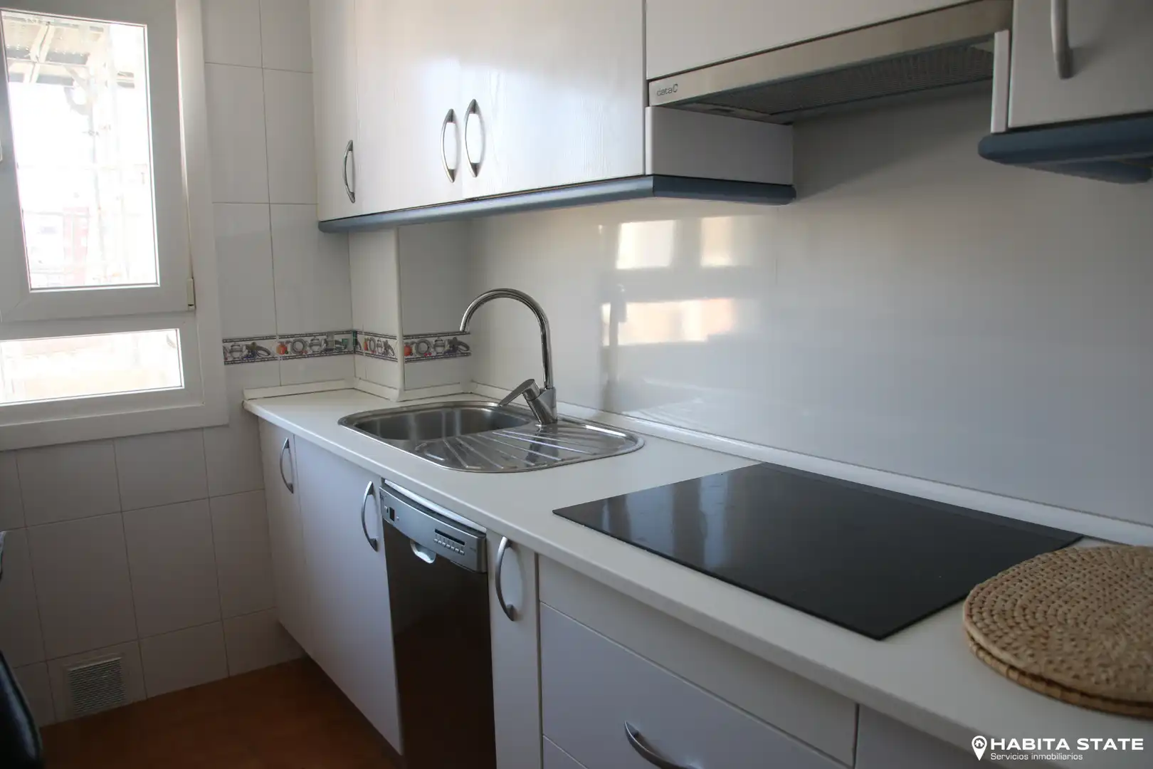 Kitchen of Flat for rent in Almería  with Air Conditioner, Terrace and Furnished