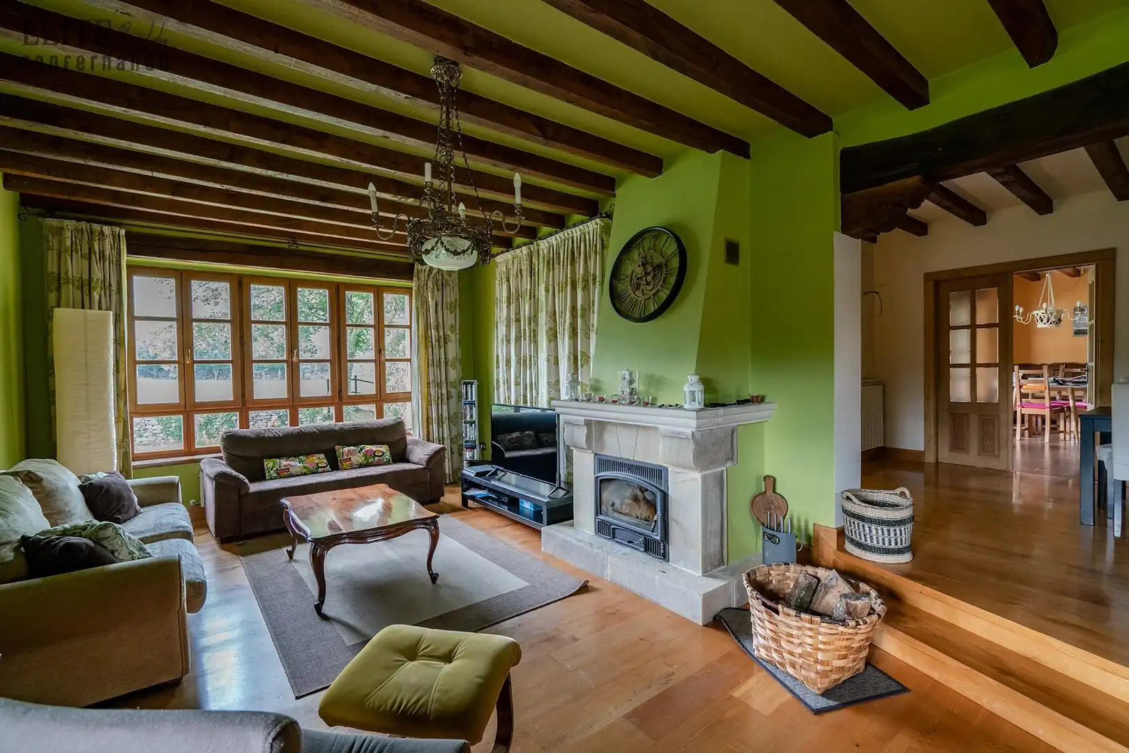 Sala de estar de Casa o chalet en venta en Bárcena de Pie de Concha con Calefacción, Jardín privado y Terraza
