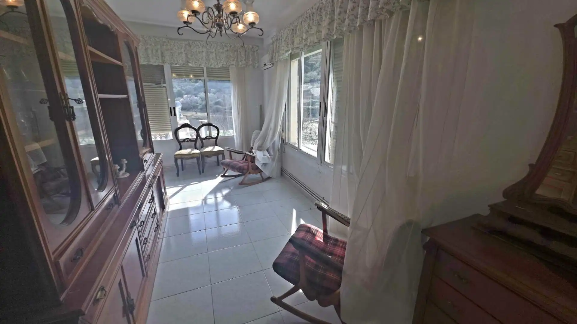 Bedroom of Houses for sale in Confrides  with Air Conditioner, Heating and Terrace