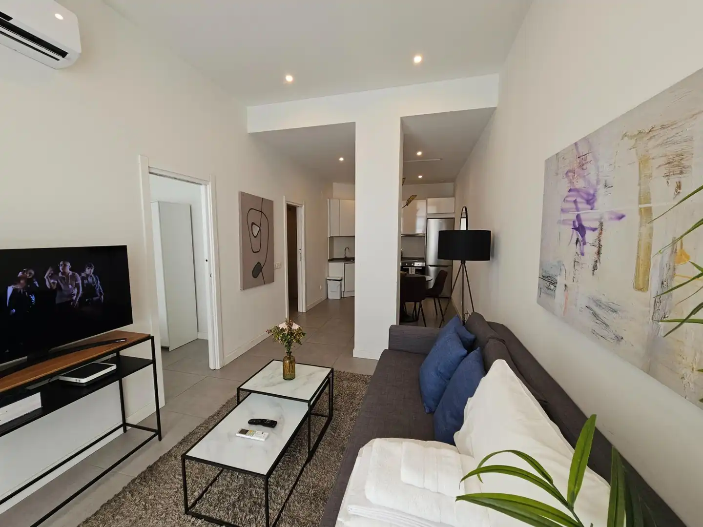 Sala de estar de Piso en venta en Madrid con Terraza