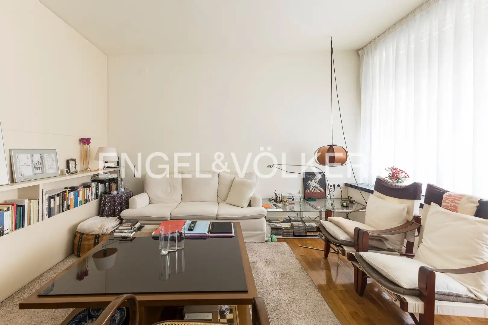 Wohnzimmer von Maisonette zum Verkauf in Barcelona mit Heizung und Parkett